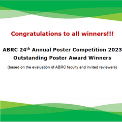 2023年農生中心第24屆壁報論文比賽Outstanding Poster Award得獎名單相片