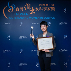 Congratulations! Dr. Ming-Jung Liu receives the 「Taiwan Outstanding Women in Science」 Award, 2024.