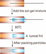 Tunnel Frit: A Nonmetallic In-Capillary Frit for Nanoflow Ultra High-Performance Liquid ChromatographyMass SpectrometryApplications